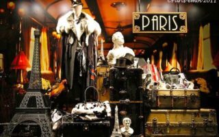 Paris Christmas Windows at Printemps Men’s Store