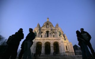 Sacre-Coeur at Night by Clay McLachlan