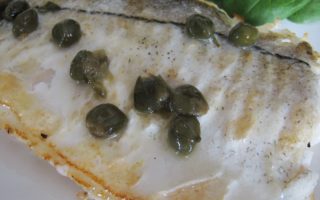 Recipe: Cod, Haddock or White Fish in Light Sauce of Butter, Lemon & Capers