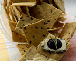 Flaxseed Crackers : LA CUCINA di TERRESA
