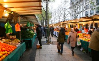 Recipe: Jerusalem Artichokes with Lardons and Arugula from the Richard Lenoir Market