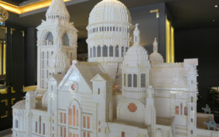 See Paris Monuments Made from Legos at Hilton Paris Opera