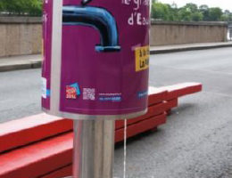 Sparkling Water Fountains in Paris, Mais Oui!