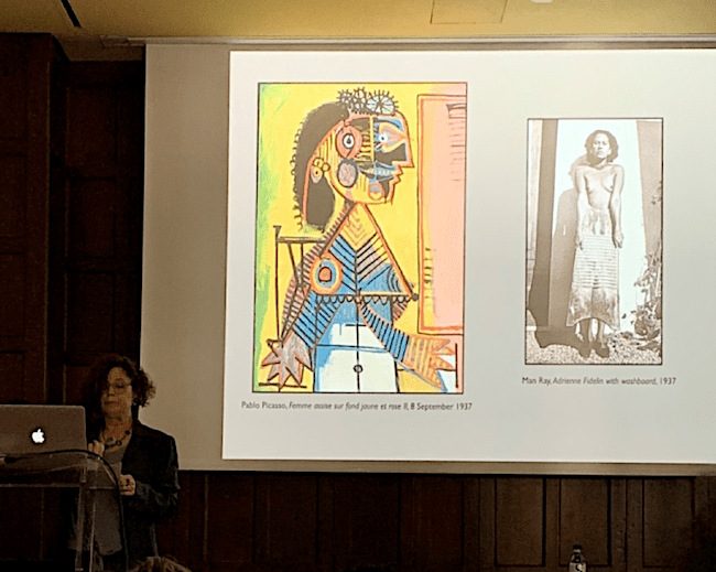 Wendy A. Grossman, Ph.D., presenting on Adrienne Fidelin’s portrait by Picasso