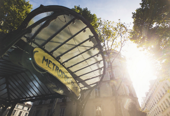 Paris Moments: Photo of the Month, Hector Guimard-Designed Metro