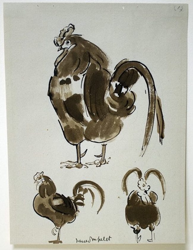 Jane Poupelet, Coqs_ca-1925 Met Museum