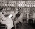 Jane Poupelet in the Studio for Portrait Mask, 1918 - begun by Anna Ladd