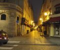 Rue Mouffetard in the middle of the night.