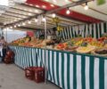 The street market at Place Monge.
