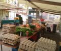 The street market at Place Monge.