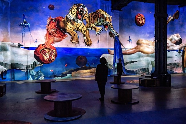 Salvador Dalí at the Atelier des Lumières