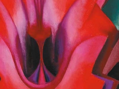 Georgia O'Keeffe, Inside Red Canna