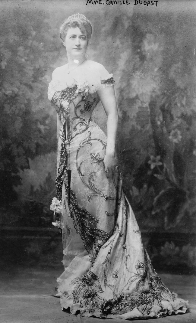 Camille du Gast. Publicity photo for piano recital