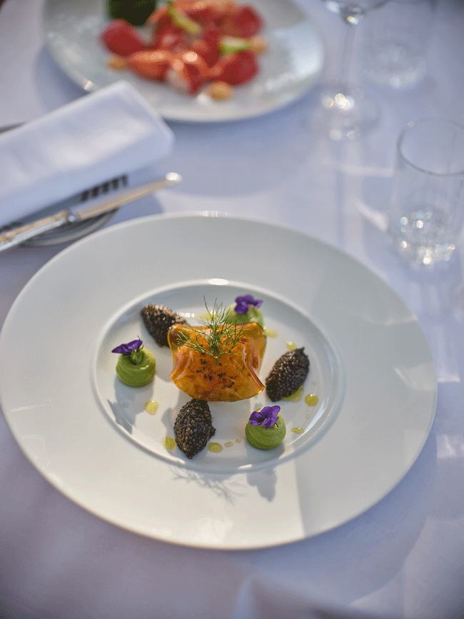Grande Cascade meal