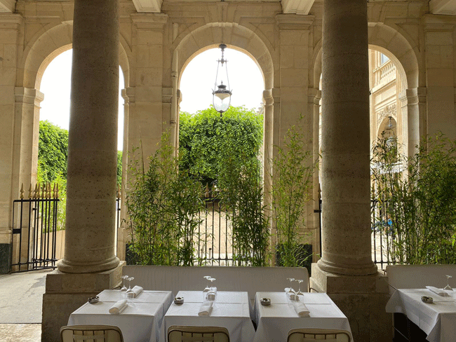 Le Grand Véfour Summer Terrace