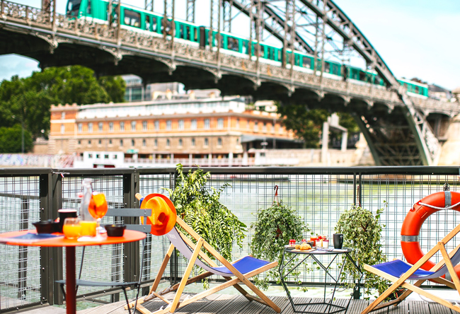 Cool off on a Riverside Terrace: ON Paris Seine