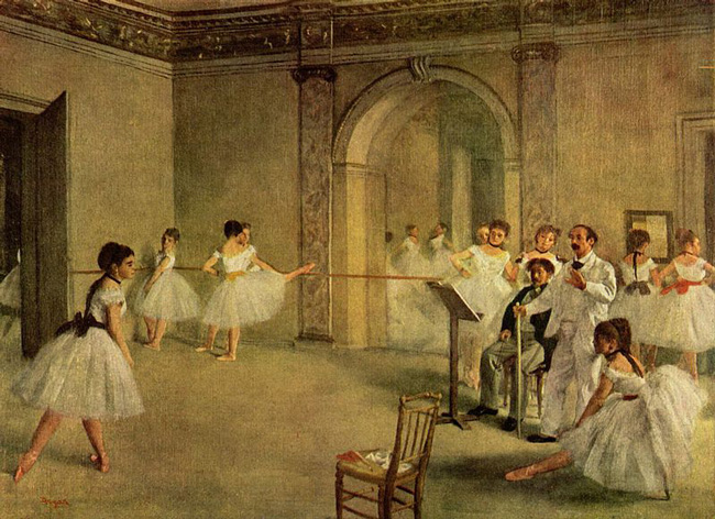 Edgar Degas: Le Foyer de la danse à l'Opéra de la rue Le Peletier 