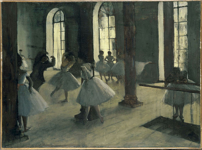 La Répétition au foyer de la danse