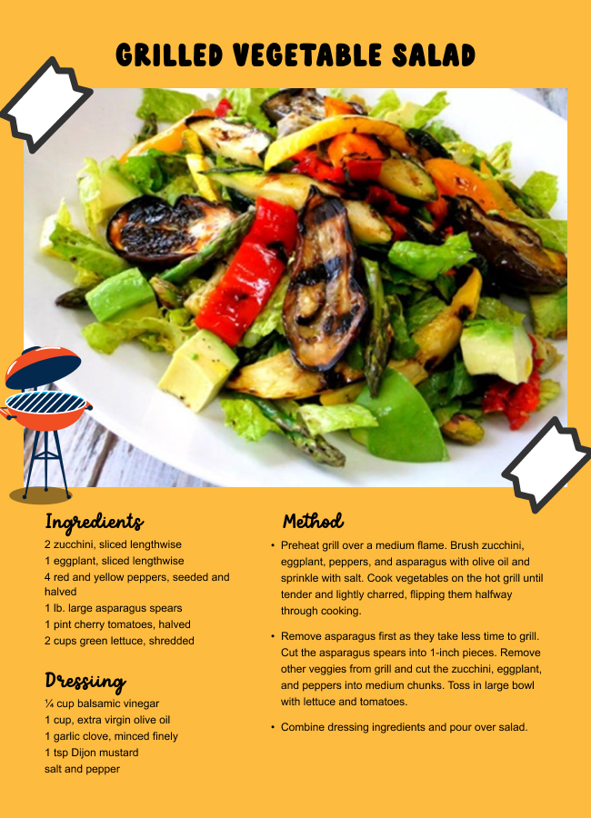 Grilled Vegetable Salad Recipe