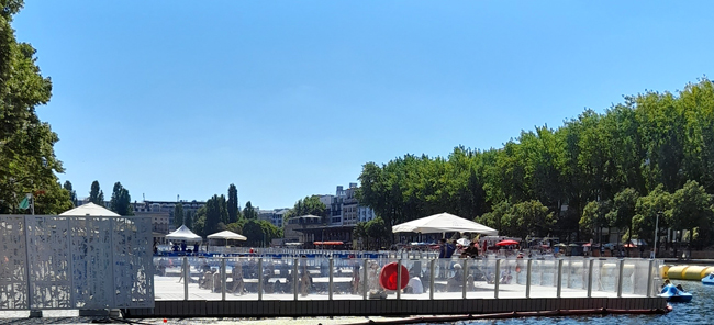 Paris Plages at the Bassin de la Villette