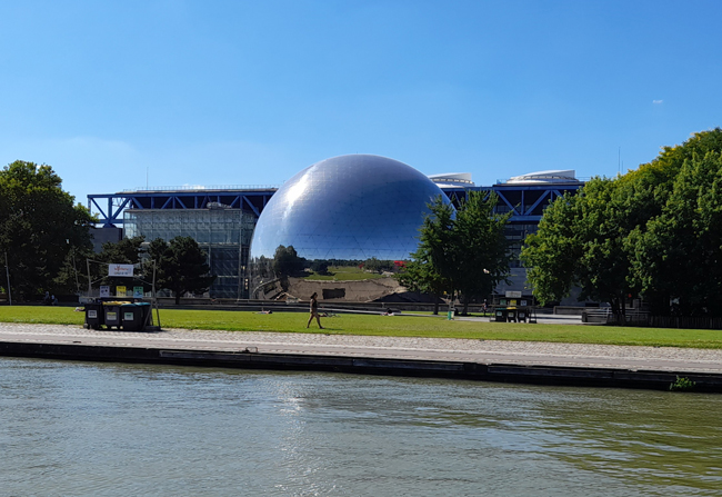 The Geode at Parc de la Villette