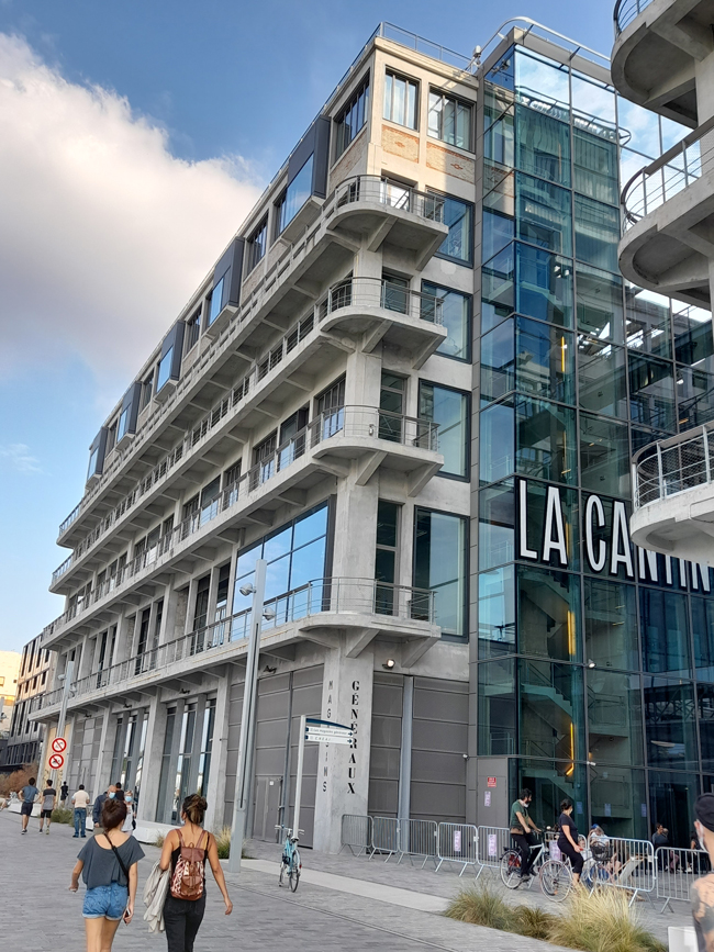 The Magasins Generaux converted into restaurants, bars and cultural spaces