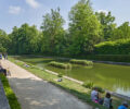Canal at Le Jardin des Félibres, in the Parc near rue de Dr Berger