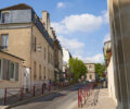 Rue de Dr Berger near one entrance to the Parc.