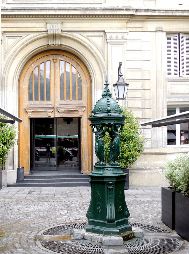 Paris VI Place Saint-Germain Wallace Fountain