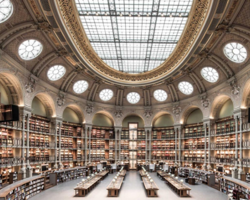 The Oval room at BNF after restoration