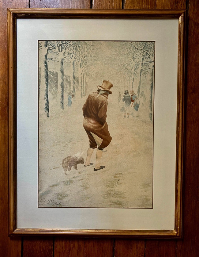 1888 watercolor painting