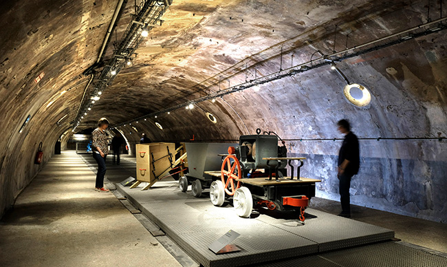 Interior of Musee des Egouts