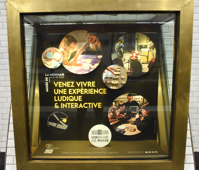Poster preview of what’s happening at the Musée de la Monnaie