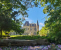 Swann Chateau from the woodland Jardin