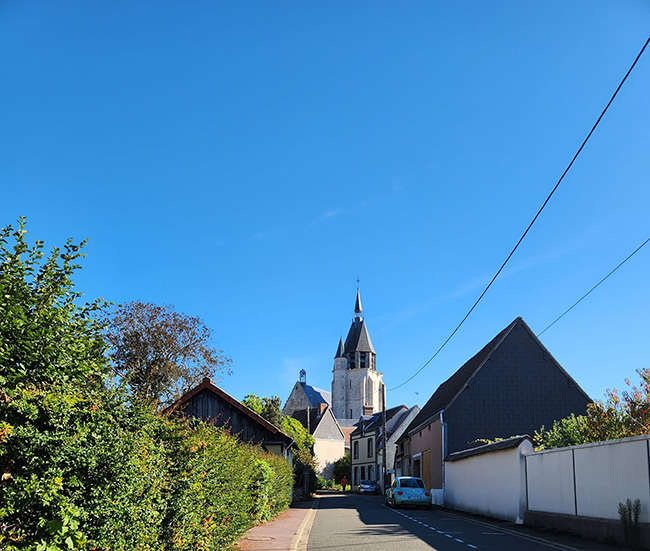 Illiers Combray in the sun