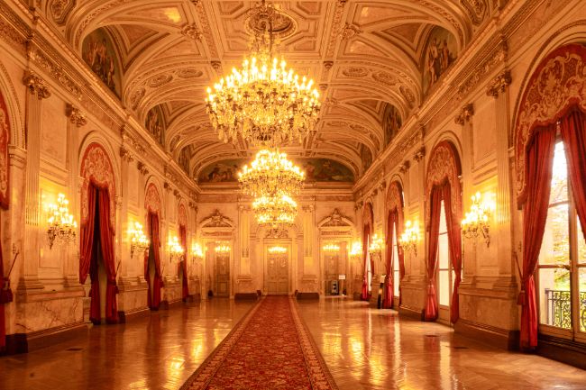 Inside the National Assembly in Paris
