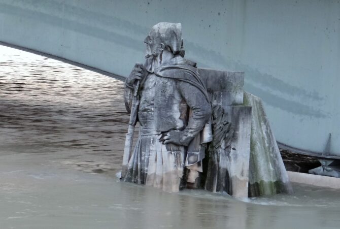 The Seine Flood of 1910 in Paris