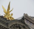 Opera golden roof statue