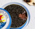 Crémeux chocolat et caviar Petrossian