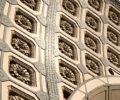 Musee d'Orsay detail coffered ceiling Hazel Smith 2023.