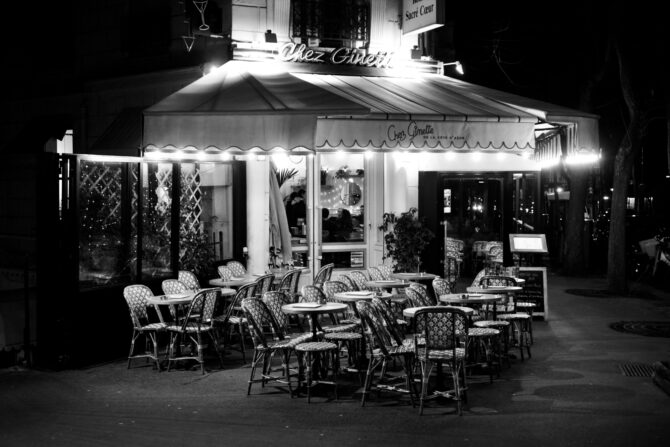 Paris Vignettes: Evening Rain