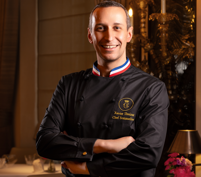 Meet Xavier Thurat, the Top Sommelier at Air France