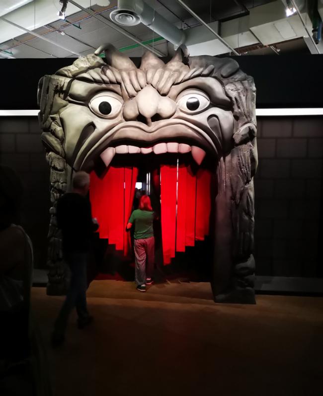 Fairground Ogre's Mouth - entrance to Surrealism