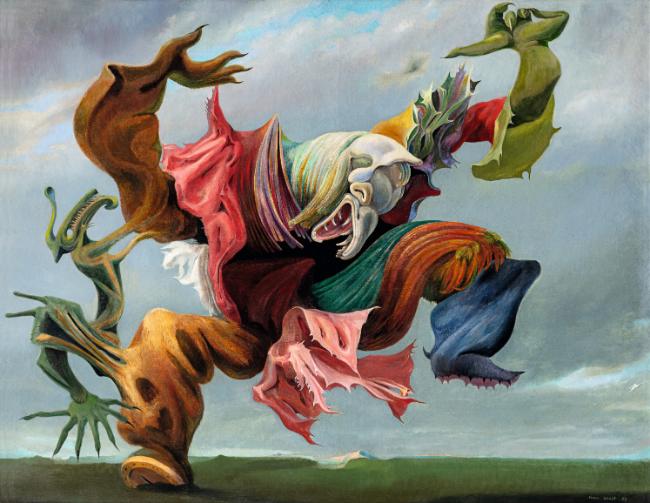 Max Ernst, L'ange du foyer (le triomphe du surréalisme), 1937