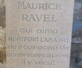 cemetery Ravel inscription