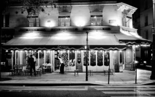 Evening Café Life in Le Marais