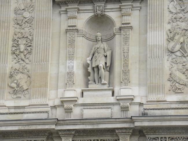 Side of the Louvre